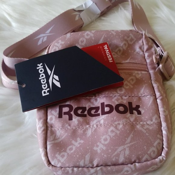 Reebok Bags Reebok Crossbody Rose Bag Zip Closure Poshmark